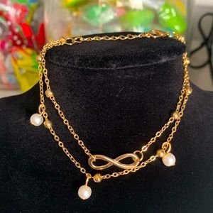 Infinity Pearl Bracelet/Anklet 💫